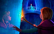 Rompecabezas Anna y Elsa en el hielo
