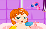 Juego Baby Anna Bathing