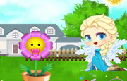 Juego Baby Elsa Flower Care
