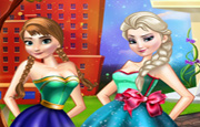 Juego Elsa y Anna Salon de Belleza