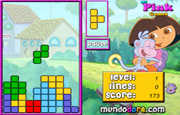 Juego Dora the Explorer Tetris