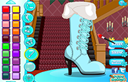 Juego Elsa Diseñadora de Zapatos