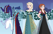 Juego Vestidos Princesa Elsa
