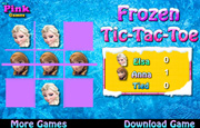 Juego Frozen Tres en Raya