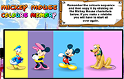 Juego Mickey Mouse Colours Memory