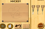 Juego Wood Carving Mickey