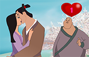 Juegos de Mulan - Jugar: Besos Princesa Mulan - Juegos de Princesas Disney  en Linea